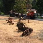Antique tractor sandblasting in Grass Valley CA 3