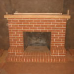 Masonry like this brick fireplace sandblasting in Auburn California creates amazing restoration results