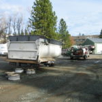 Truck transfer box sandblasting in Grass Valley CA 3