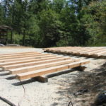 Wood beams and ceiling sandblasting in Auburn California