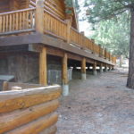 Log home sandblasting in Lake Tahoe California 15