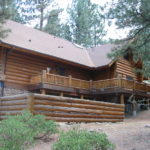 Log home sandblasting in Lake Tahoe California 16