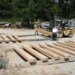 Wood beam sandblasting in Auburn California 6