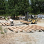 Wood beam sandblasting in Auburn California 7