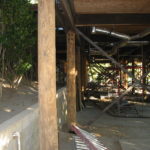 Wood beam sandblasting in Sacramento California 15